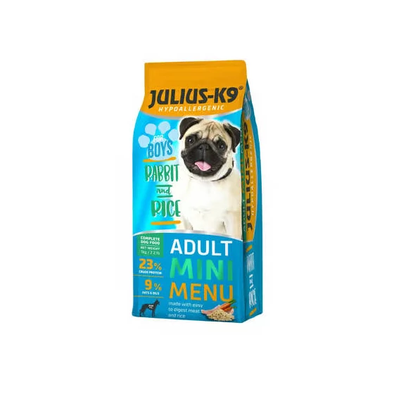 Julius K-9 MINI FOR BOYS 1kg ADULT HYPOALLERGENIC Rabbit&Rice