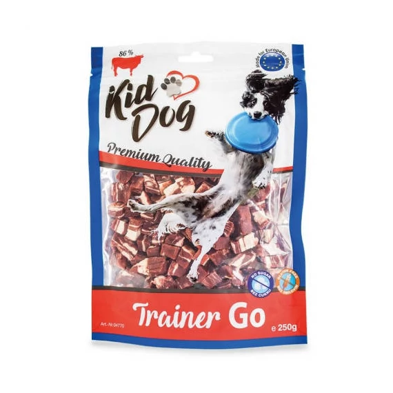 KidDog Trainer go  - jutalomfalat (marhahús) kutyák részére (250g)
