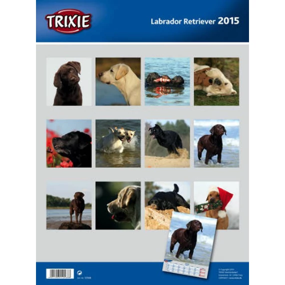 trixie 12568 naptár Labrador retriever