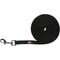 Trixie Tracking Leash, rubberized - nyomkövető póráz (fekete) kiképzéshez  S-M: 5m/15mm, fekete