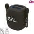 SAL PARCUBE boombox, 100 W, 2db vezeték nélküli mikrofon, 5db hangszóró, LED fényeffekt, IPX5 védelem, Bluetooth