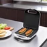 HOME HGP4 panini szendvicssütő, 1200 W, nagy sütőfelület, tapadásmentes, jelzőfények