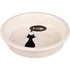 Trixie Ceramic Bowl - kerámia tál (fehér, mintás)  macskák részére (0,25l /Ø13cm)
