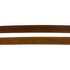Trixie Greased Leather lead - bőr nyakörv (barna,szívritmus mintával) kutyák részére (L-XL) 2m/25mm